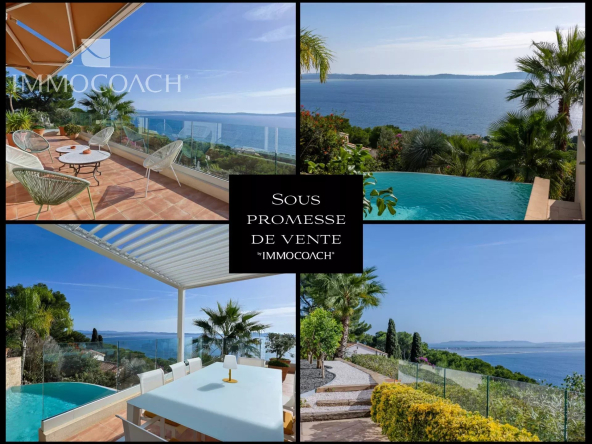 Villa vue mer panoramique à Carqueiranne