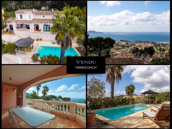 Villa avec piscine sur les hauteurs de Carqueiranne