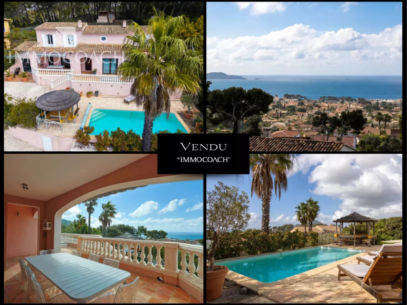 Villa avec piscine sur les hauteurs de Carqueiranne