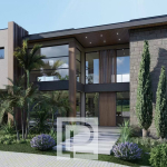 Land with planning permission granted for a superb contemporary villa just steps from Mougins Village