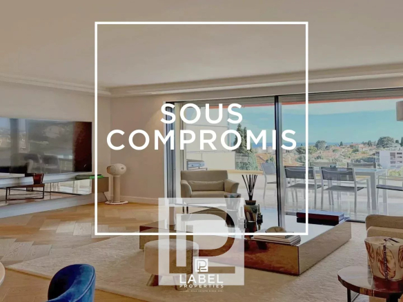 Cannet Europe area – Renovated apartment with a very nice unobstructed view