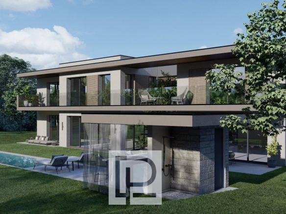 Terrain avec permis purgé pour une superbe villa contemporaine à deux pas de Mougins Village