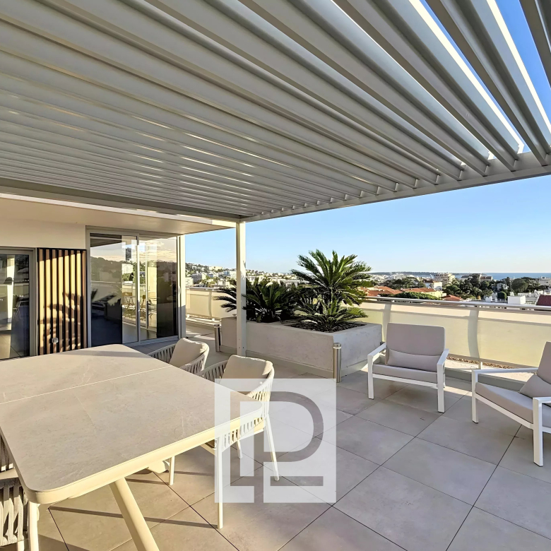 Vue Panoramique jusqu’à la Mer – 7 min. de Mougins