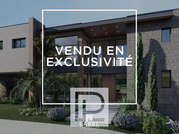 Terrain avec permis purgé pour une superbe villa contemporaine à deux pas de Mougins Village