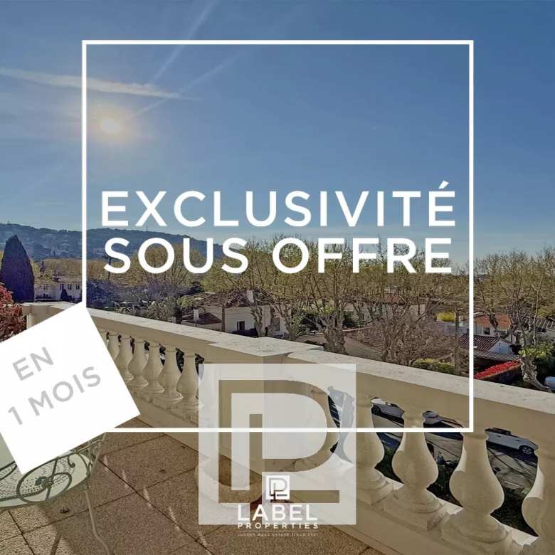 Sensation penthouse – Élégante villa contemporaine – Vue dégagée Estérel et verdure