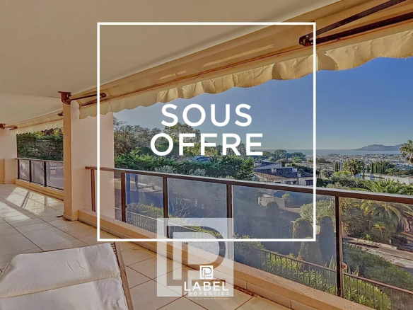 Quartier très résidentiel – Avant dernier étage – Vue mer et Estérel