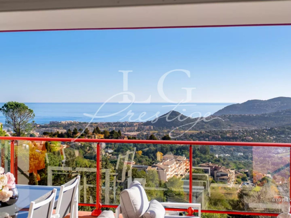 Vue panoramique mer et Estérel