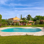Charming property with swimming pool and double garage