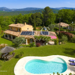 Charming property with swimming pool and double garage