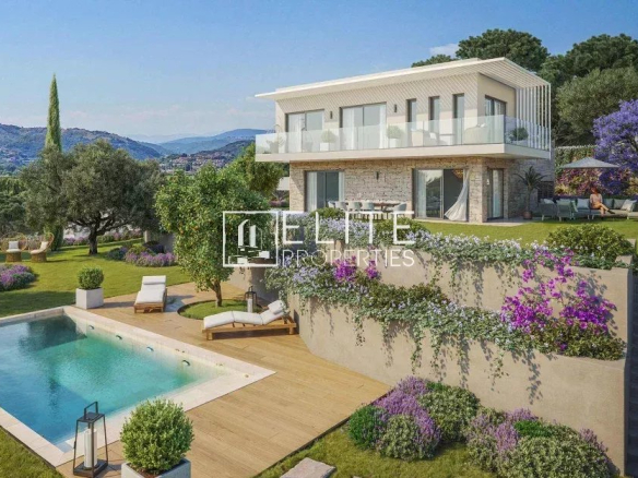 Individual 4-room villas-131 m² + swimming pool-La Roquette-sur-Siagne