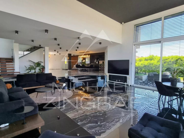 Prestige : Maison contemporaine vue lac Lémain
