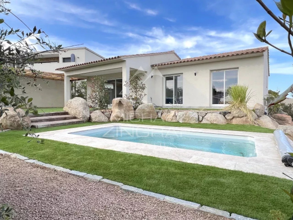 T4 villa with swimming pool 3 km from the beaches of Porto-Vecchio