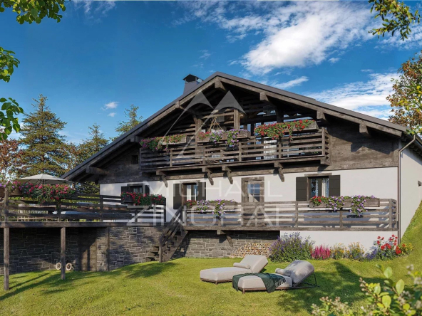 Ferme ancienne rénovée – Vue Mont-Blanc – Calme et authenticité