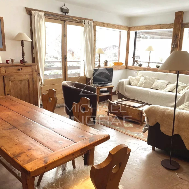 Chalet Mont d’Arbois Prestige – Vue, calme et rénové