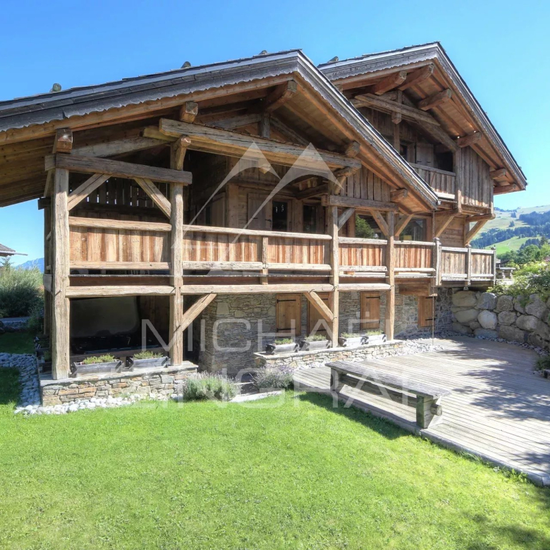 Authentic wooden chalet – Panoramic views and very close to the slopes – Mont d'Arbois