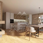 Appartement 5 chambres rénové avec jardin privatif – Megève à pied – Calme & vue