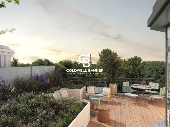 Superbe bien 4 pièces avec terrasse et vue panoramique sur l’Ile de Puteaux