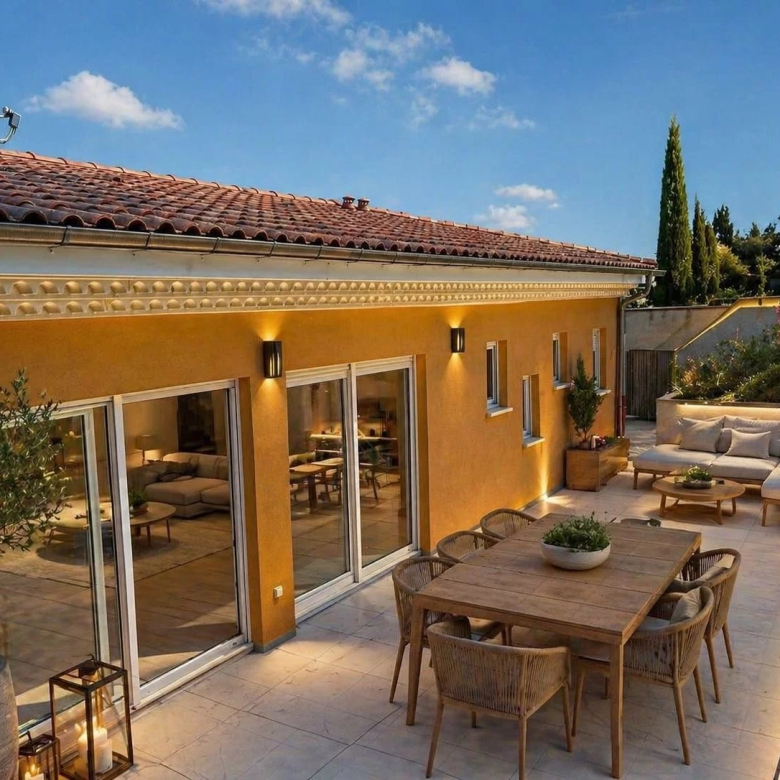 Property with a view in a quiet location