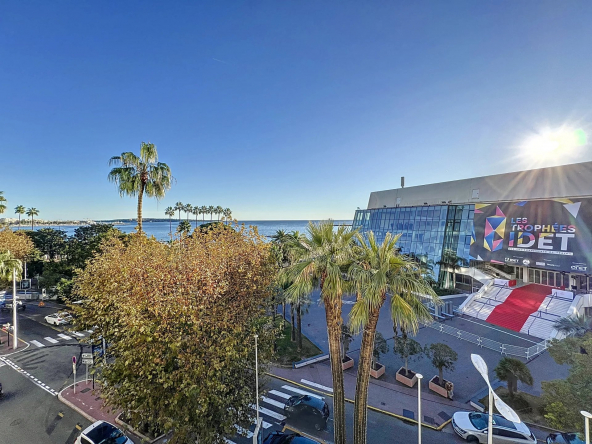 Appartement 3 pièces Croisette vue mer – Palais des festivals