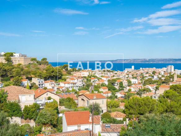 Maison d’architecte avec vue mer Roucas Blanc Marseille 7e