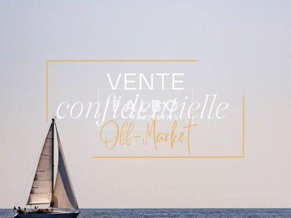 Off Market Première ligne mer – Carry-le-Rouet