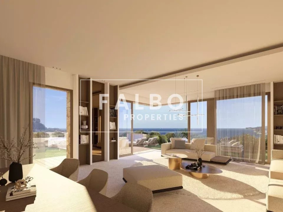 Villa d’architecte neuve vue mer proximité port Cassis