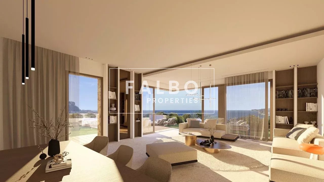 Villa d’architecte neuve vue mer proximité port Cassis