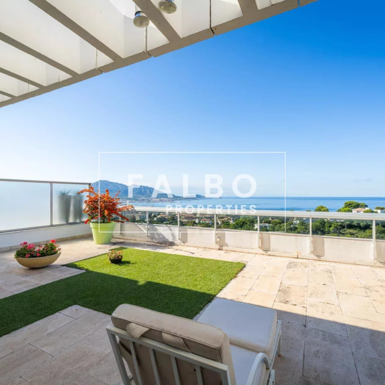 Appartement dernier étage terrasse de standing type 5 Marseille 8e plages