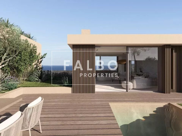 Villa d’architecte neuve vue mer proximité port Cassis