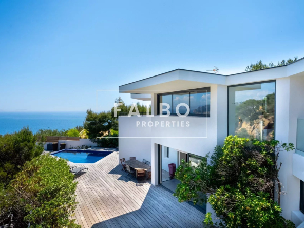 Front de mer villa vue dominante piscine Ensues La Redonne Côte Bleue