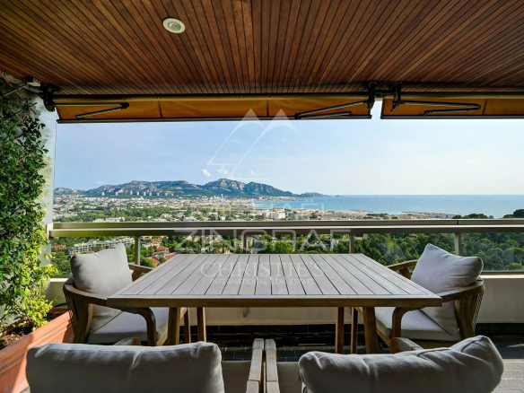 Les Jardins de Thalassa, appartement spacieux de type 3 avec terrasses vue mer