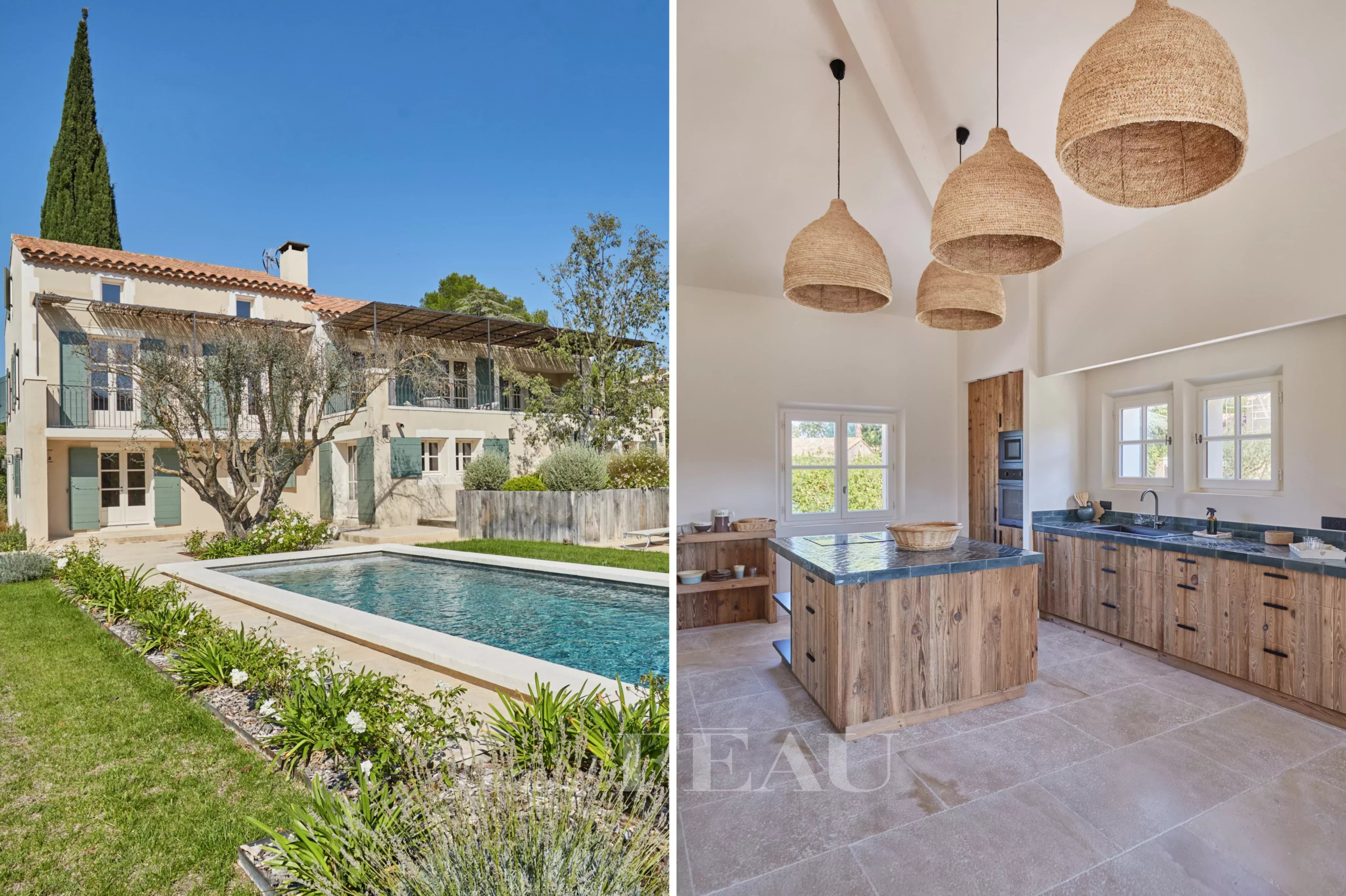 Renovated house in Paradou Renovated house with swimming pool and Mediterranean garden in Paradou, Alpilles.