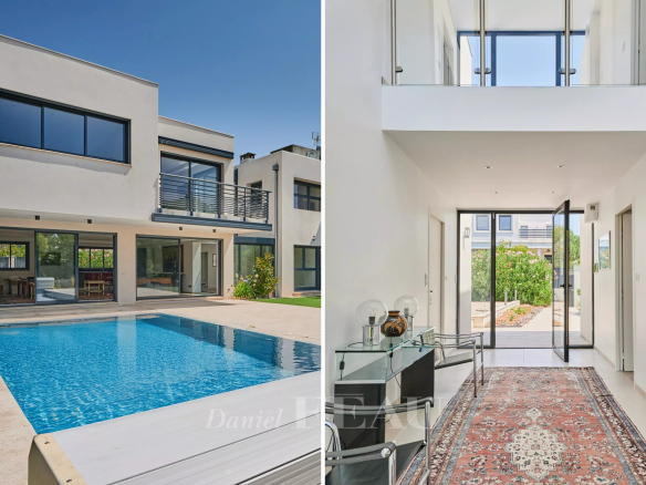 Maison moderne avec piscine dans une résidence sécurisée à Marseille 8ème.