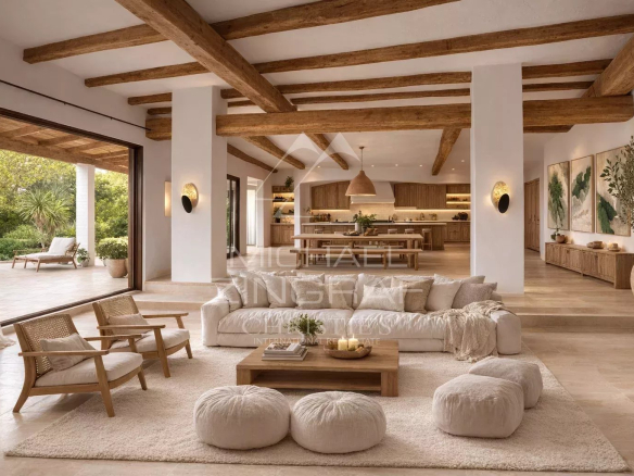 La Colle-sur-Loup : Villa provençale avec vue mer