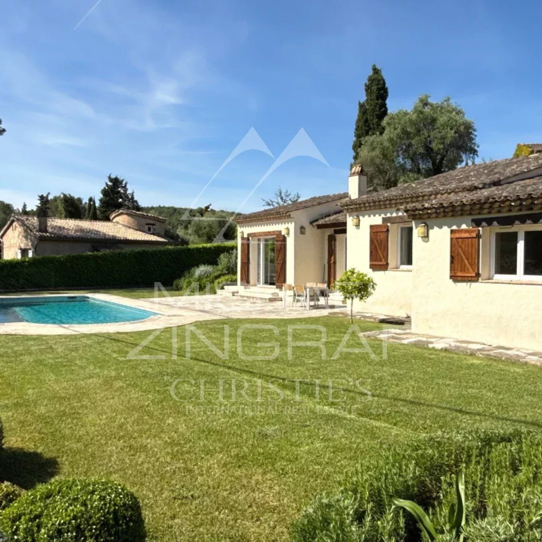 Vence : Charmante villa provençale avec vue mer