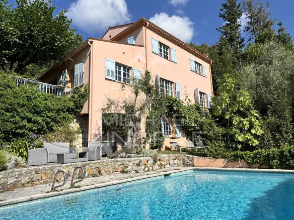 Cannes hinterland - Bastide with panoramic sea view