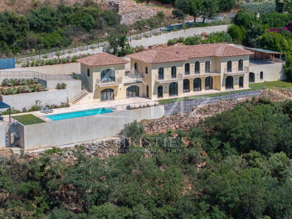 Sleek style villa on the balconies of the Riviera