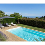 7/8 P VILLA WITH SEA AND VILLAGE VIEW