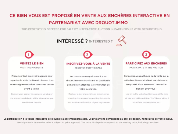 Enchères :  Proche Mougins – Propriété unique sur terrain plat