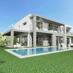 New villa near shops