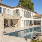 Residential area, recent villa with open views of the hills and the sea