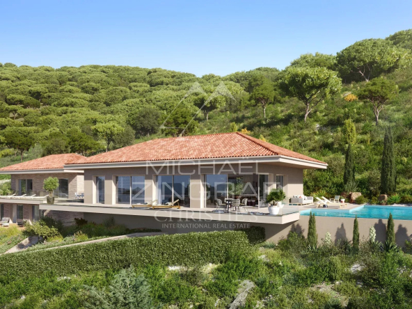 Grimaud – Villa d’Exception avec Vue Mer panoramique sur le Golfe de Saint-Tropez