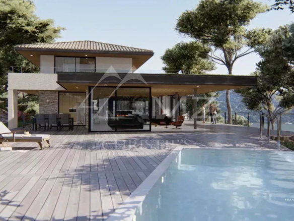Villa moderne avec piscine et terrasse, Le Lavandou.