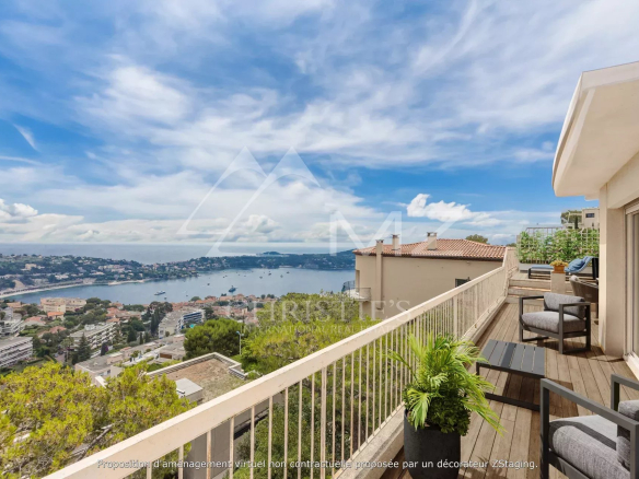 Penthouse Villefranche-sur-Mer-Panoramic sea view