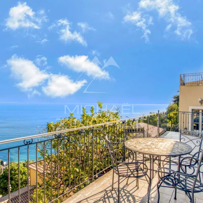 Villefranche-sur-mer – Villa contemporaine avec vue mer panoramique