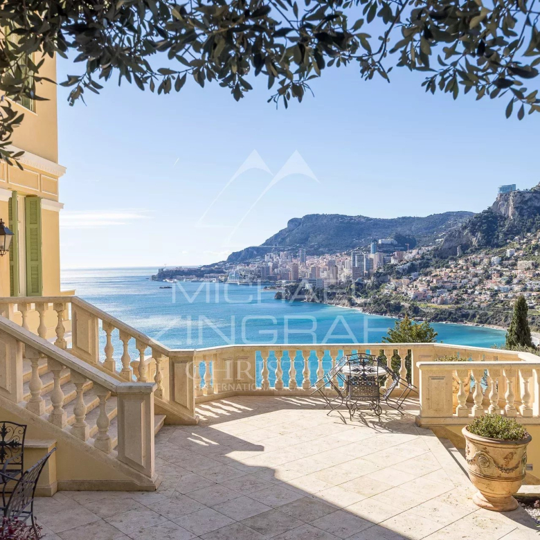 Beaulieu-sur-mer – Appartement d’exception – Vue mer panoramique – Résidence de standing