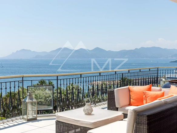 Cannes – Croisette – Penthouse Vue Mer Panoramique