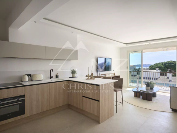 3-room apartment on the top floor in the city center