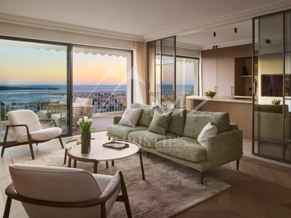 EXCLUSIVITE: Superbe appartement contemporain à la vue mer époustouflante