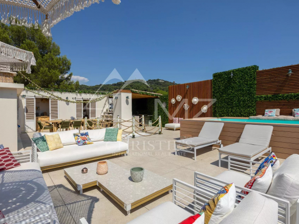Appartement de prestige avec piscine sur le toit à Cannes